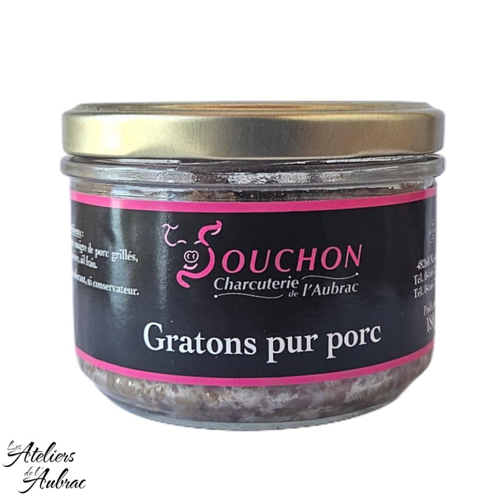 Gratons pur porc 180 Gr